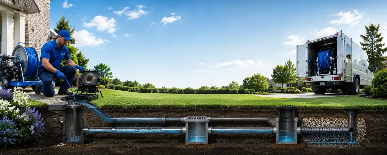 Outdoor drain cleaning information for Kirkwood, PA